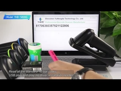 YHD-5800G Kabelgebundener Laser-Barcodescanner 1D